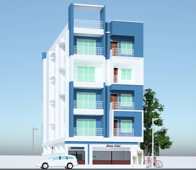 2, 3, 4 BHK Flats For Sale In Pondicherry JENO Maran
